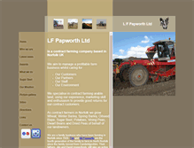 Tablet Screenshot of lfpapworth.co.uk